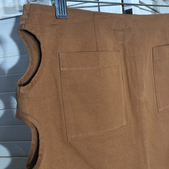 The Ragged Priest Brown Mini Skirt Cut Out Sides Size 8 - Picture 6 of 10